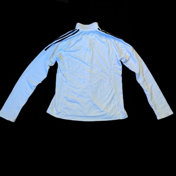 Adidas Full Zip Up Women’s Size M White Sweater - Picture 6 of 6
